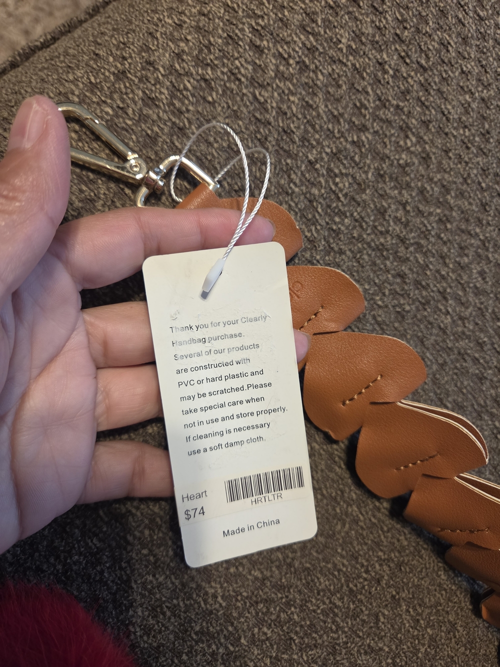 CLEARLY HANDBAGS /STRAP - Picture 2 of 4